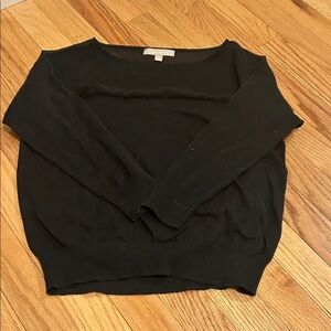 Banana Republic Women's Black Crew Neck Sweater
